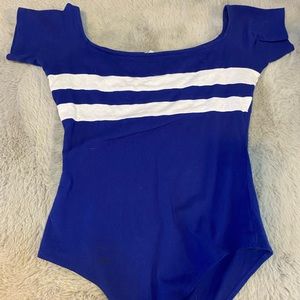 Blue one piece
